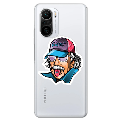 Xiaomi Poco F3 Einstein Transparent Silicone TPU Θήκη