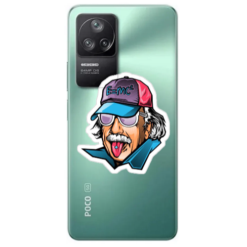 Xiaomi Poco F4 Einstein Transparent Silicone TPU Θήκη