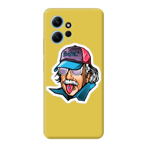 Xiaomi Redmi Note 12 4G Einstein Yellow Colored Silicone TPU Θήκη