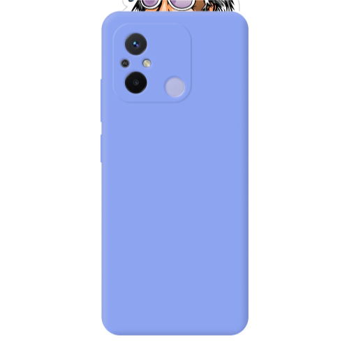 Xiaomi Redmi 12C Einstein Light Purple Colored Silicone TPU Θήκη