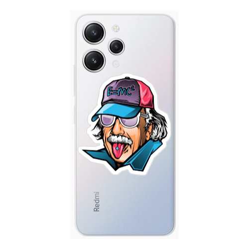Xiaomi Redmi 12 Einstein Transparent Silicone TPU Θήκη