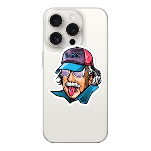 Apple iPhone 15 Pro Max Einstein Transparent Silicone TPU Θήκη