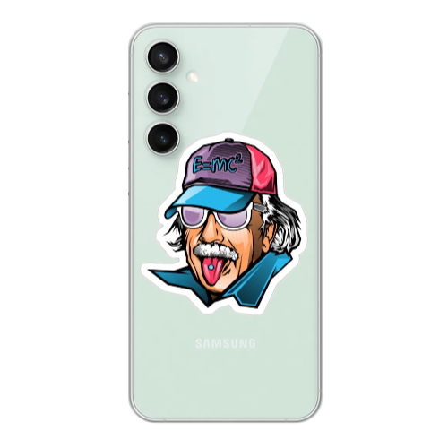 Samsung S23FE Einstein Transparent Silicone TPU Θήκη