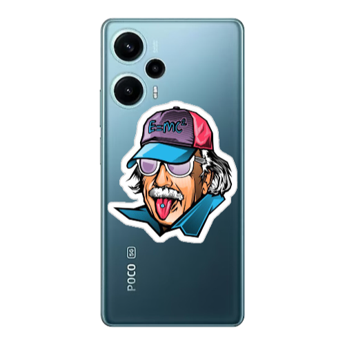 Xiaomi Poco F5 Einstein Transparent Silicone TPU Θήκη