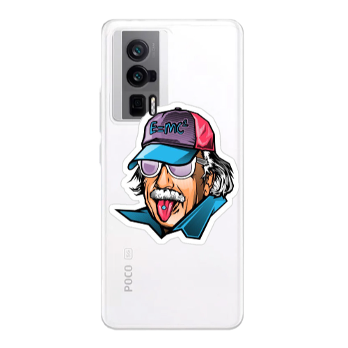 Xiaomi Poco F5 Pro Einstein Transparent Silicone TPU Θήκη
