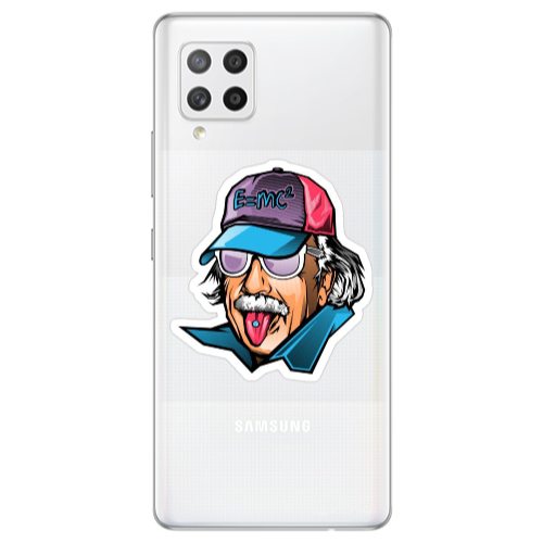 Samsung A42 5G Einstein Transparent Silicone TPU Θήκη