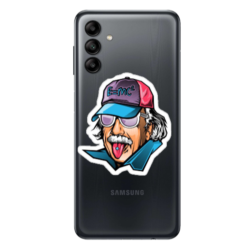 Samsung A13 5G Einstein Transparent Silicone TPU Θήκη