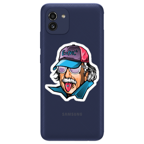 Samsung A03 Einstein Transparent Silicone TPU Θήκη