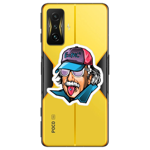 Xiaomi Poco F4 Gt Einstein Transparent Silicone TPU Θήκη