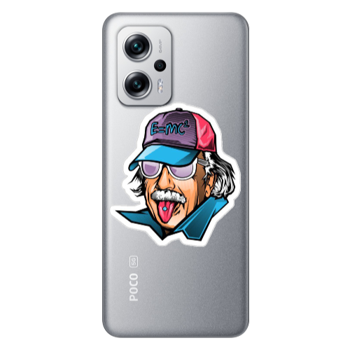 Xiaomi Poco X4 GT Einstein Transparent Silicone TPU Θήκη