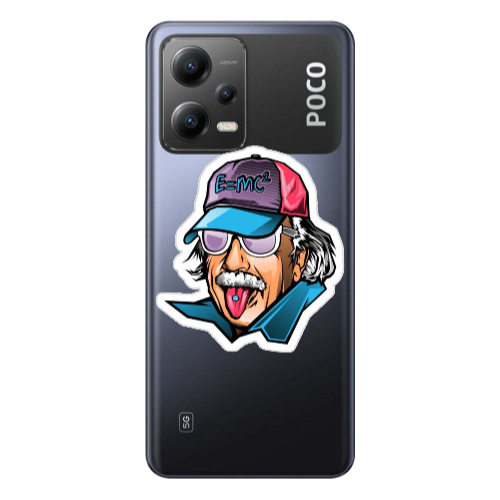 Xiaomi Poco X5 Einstein Transparent Silicone TPU Θήκη