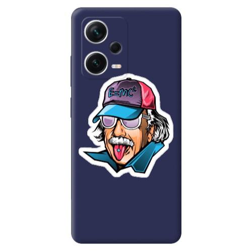 Xiaomi Poco X5 Einstein Dark blue Colored Silicone TPU Θήκη