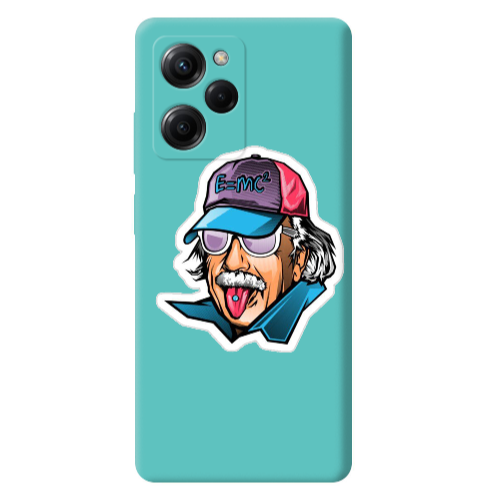 Xiaomi Poco X5 Pro Einstein Turquoise Colored Silicone TPU Θήκη