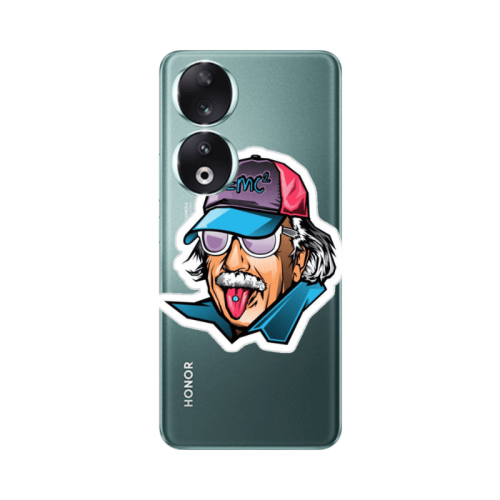 Honor 90 5G Einstein Transparent Silicone TPU Θήκη