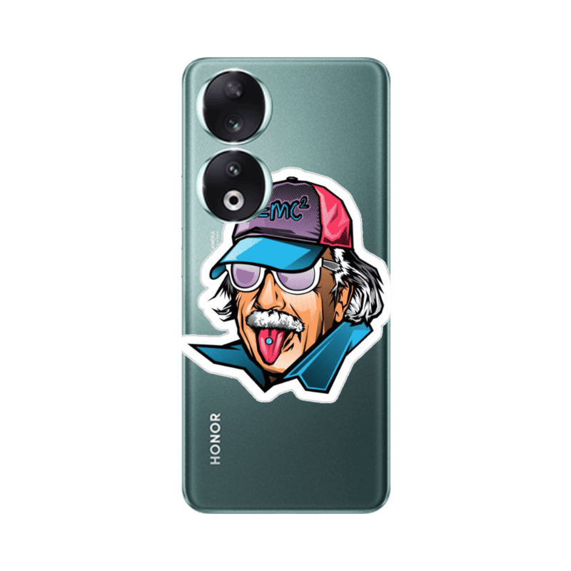 Honor 90 5G Einstein Transparent Silicone TPU Θήκη
