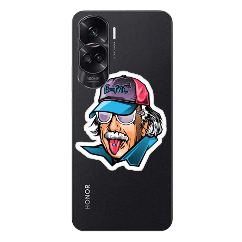 Honor 90 Lite 5G Einstein Transparent Silicone TPU Θήκη
