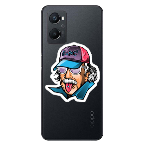 Oppo A 96 Einstein Transparent Silicone TPU Θήκη