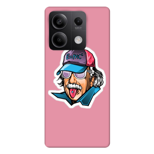 Xiaomi Redmi Note 13 5G Einstein Pink Colored Silicone TPU Θήκη