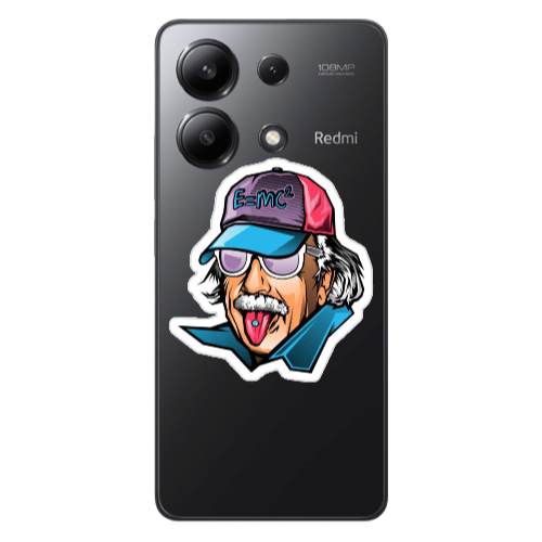 Xiaomi Redmi Note 13 4G Einstein Transparent Silicone TPU Θήκη