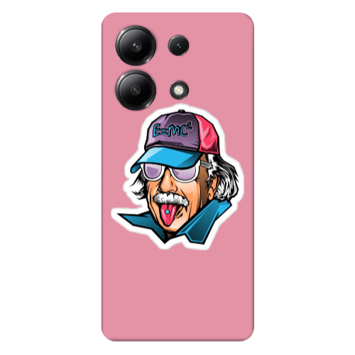 Xiaomi Redmi Note 13 4G Einstein Pink Colored Silicone TPU Θήκη