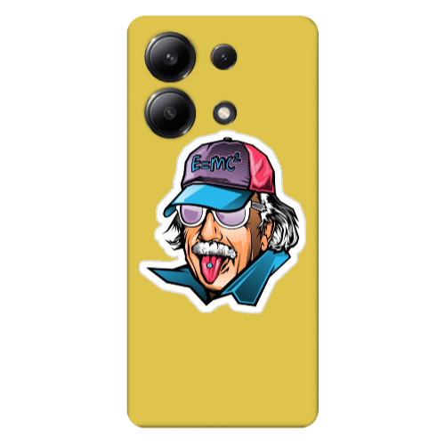 Xiaomi Redmi Note 13 4G Einstein Yellow Colored Silicone TPU Θήκη