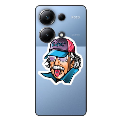 Xiaomi Poco M6 Pro 4G Einstein Transparent Silicone TPU Θήκη