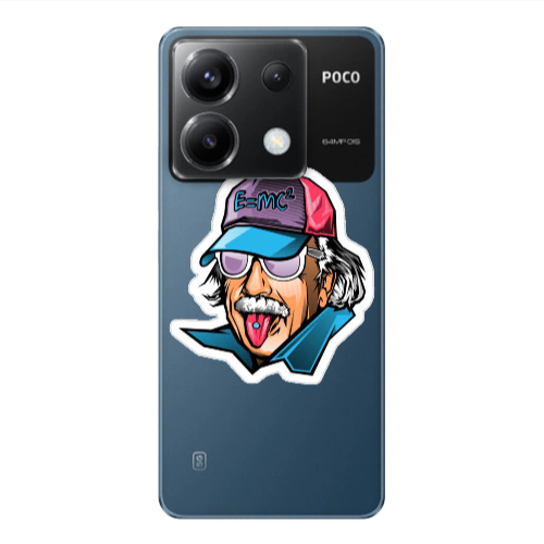 Xiaomi Poco X6 5G Einstein Transparent Silicone TPU Θήκη