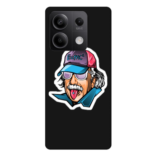 Xiaomi Redmi Note 13Pro 5G Einstein Black Colored Silicone TPU Θήκη