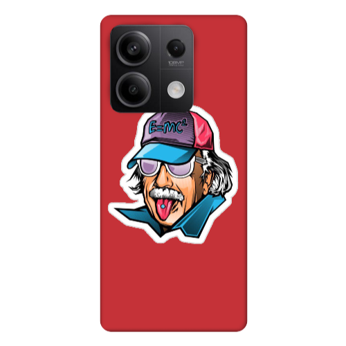 Xiaomi Redmi Note 13Pro 5G Einstein Red Colored Silicone TPU Θήκη