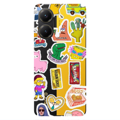 Xiaomi Poco X7 Pro best cartoons Transparent Silicone TPU Θήκη