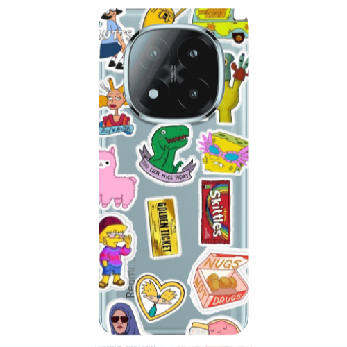 Xiaomi Redmi Note 14 Pro + 5g best cartoons Transparent Silicone TPU Θήκη