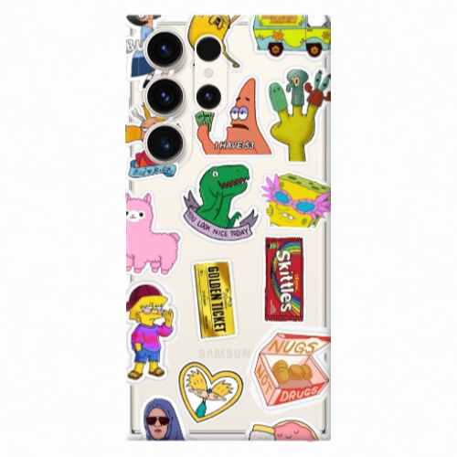 Samsung S25 Ultra best cartoons Transparent Silicone TPU Θήκη