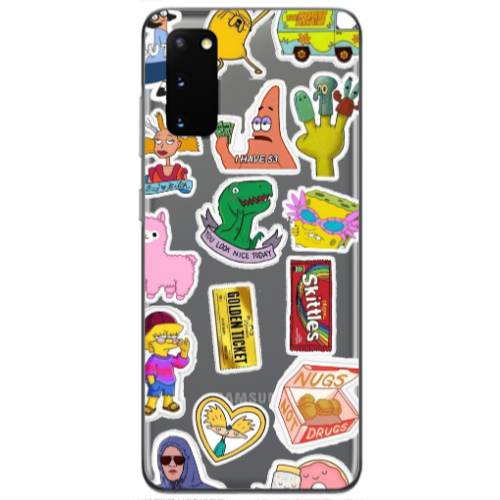 Samsung S20 best cartoons Transparent Silicone TPU Θήκη
