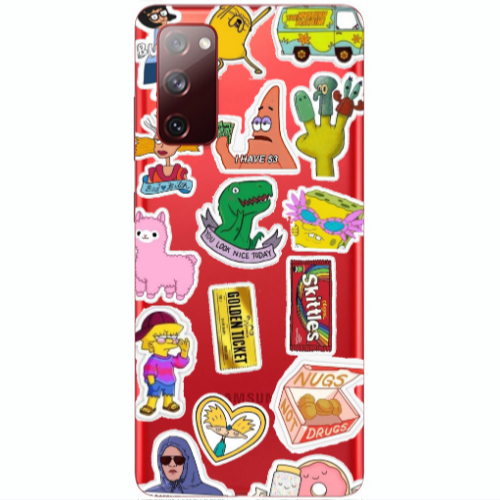 Samsung S20 FE best cartoons Transparent Silicone TPU Θήκη