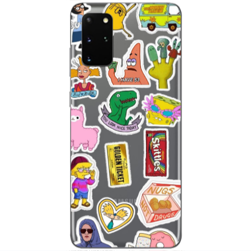 Samsung S20 Plus best cartoons Transparent Silicone TPU Θήκη
