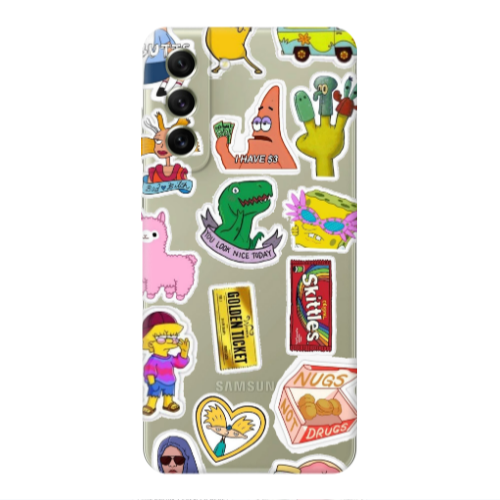 Samsung S21 best cartoons Transparent Silicone TPU Θήκη