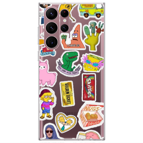 Samsung S22 Ultra best cartoons Transparent Silicone TPU Θήκη