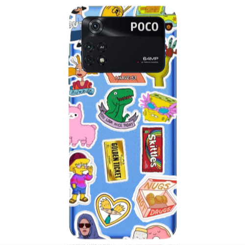 Xiaomi Poco M4 Pro 4G best cartoons Transparent Silicone TPU Θήκη