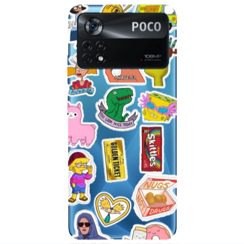 Xiaomi Poco X4 Pro best cartoons Transparent Silicone TPU Θήκη