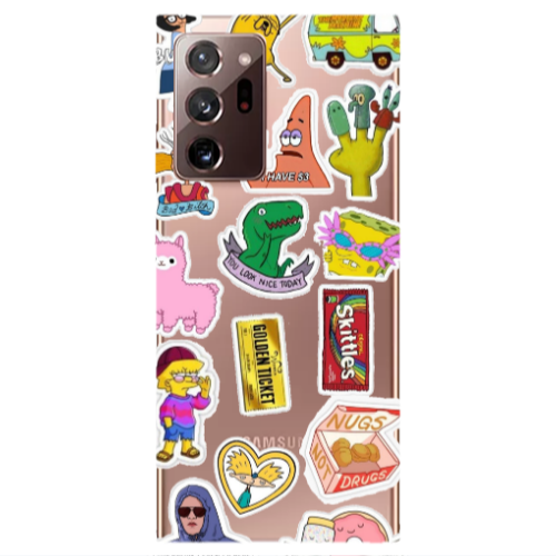 Samsung Note 20 Ultra best cartoons Transparent Silicone TPU Θήκη