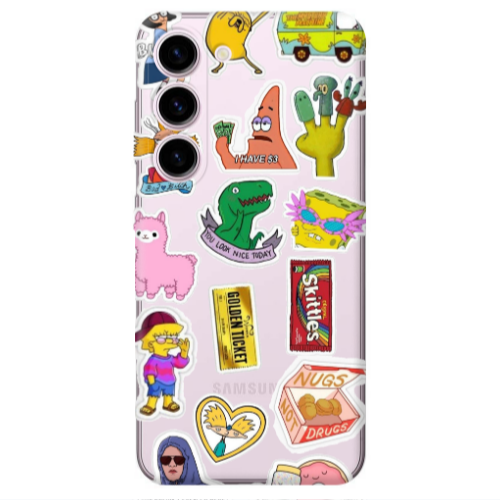 Samsung S23 Plus best cartoons Transparent Silicone TPU Θήκη
