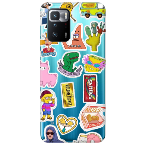 Xiaomi Poco X3 GT best cartoons Transparent Silicone TPU Θήκη