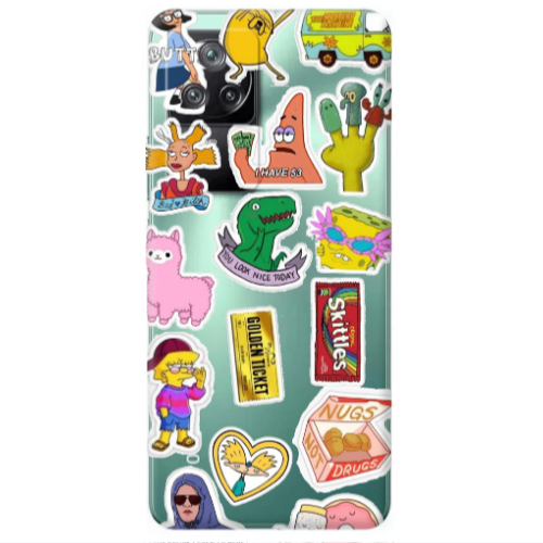 Xiaomi Poco F4 best cartoons Transparent Silicone TPU Θήκη
