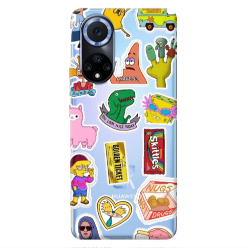 Huawei Nova 9 best cartoons Transparent Silicone TPU Θήκη