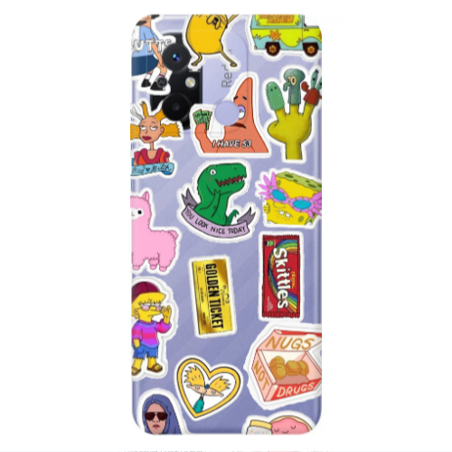 Xiaomi Redmi 12C best cartoons Transparent Silicone TPU Θήκη