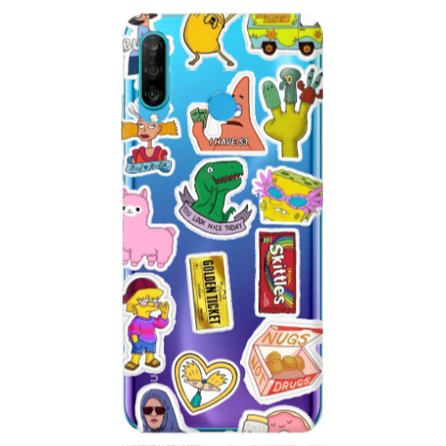 Huawei P30 Lite best cartoons Transparent Silicone TPU Θήκη