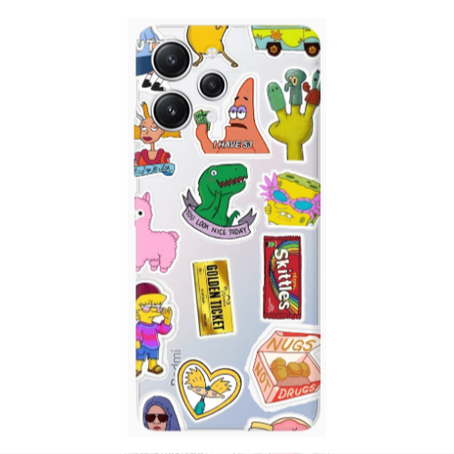 Xiaomi Redmi 12 best cartoons Transparent Silicone TPU Θήκη
