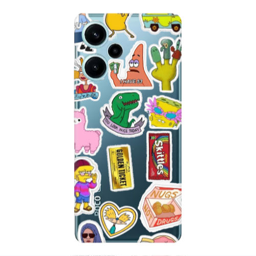 Xiaomi Poco F5 best cartoons Transparent Silicone TPU Θήκη