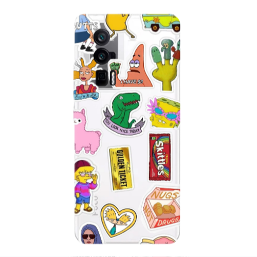 Xiaomi Poco F5 Pro best cartoons Transparent Silicone TPU Θήκη