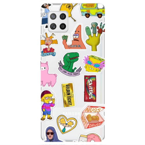 Samsung A42 5G best cartoons Transparent Silicone TPU Θήκη